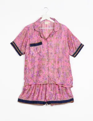 PJ SET SHORT WITH SHORT SLEEVES