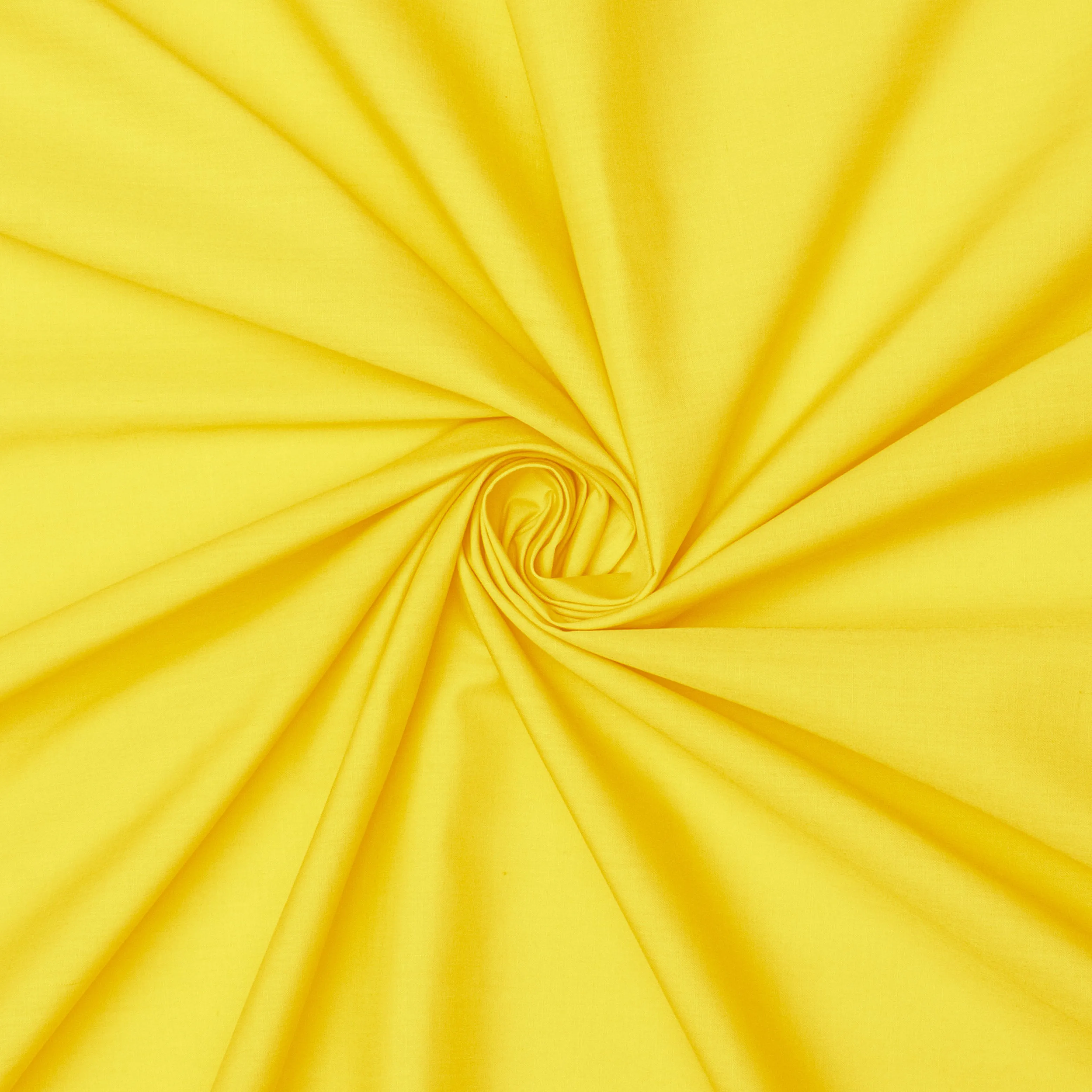 Plain Polycotton Bright Yellow #13