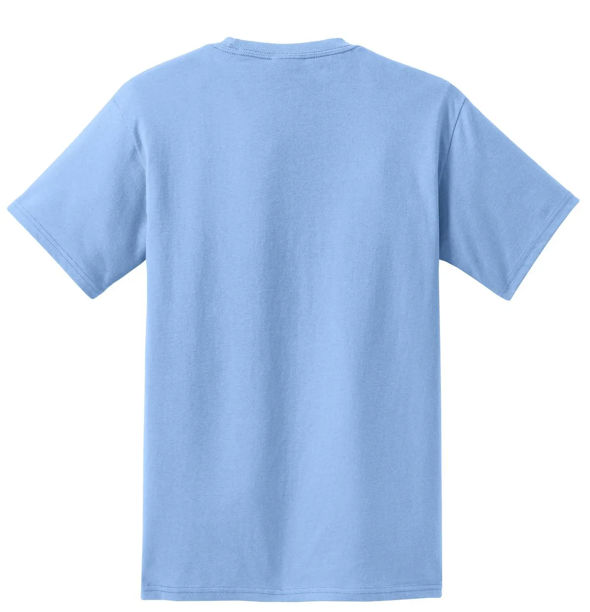 Port & Company Tall Essential Pocket Tee. PC61PT Light Blue Tall