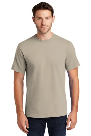 Port & Company Tall Essential Tee.  PC61T Light Sand Tall