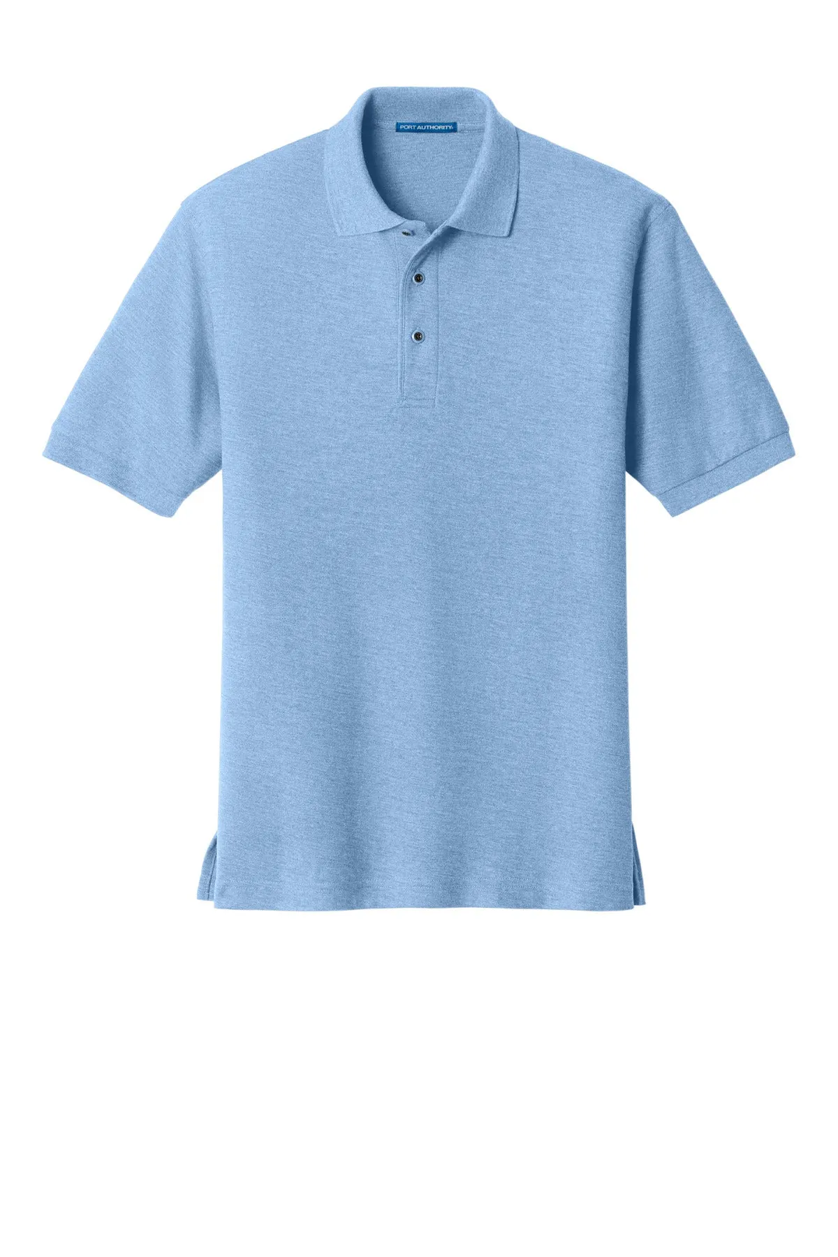 Port Authority Tall Silk Touch Polo.  TLK500 Light Blue Tall