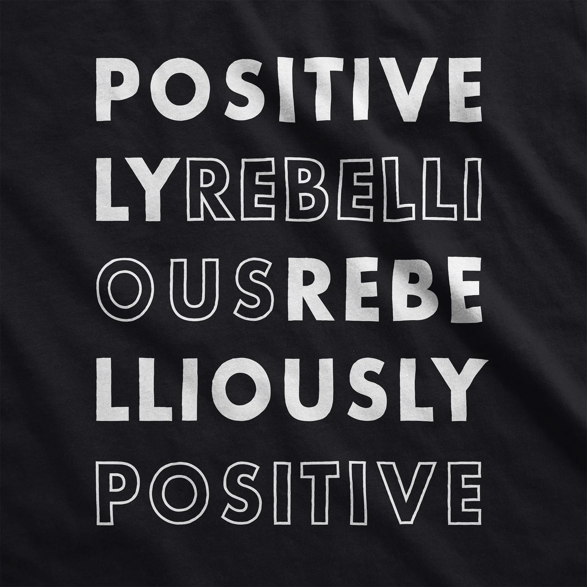 Positively Rebellious - Women’s Flex Scoop Neck Tee