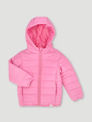 Pre-Girls Core Puffer Jacket - Light Pink