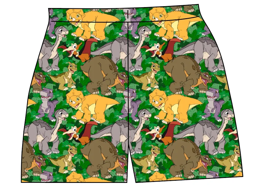 Prehistoric Pals Ladies' Lounge Shorts