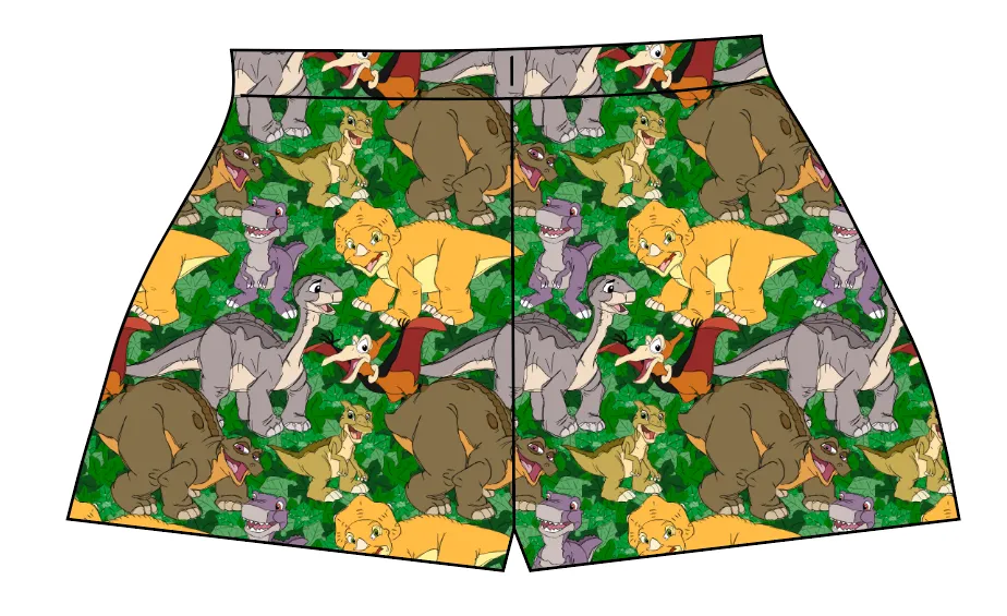 Prehistoric Pals Ladies' Lounge Shorts