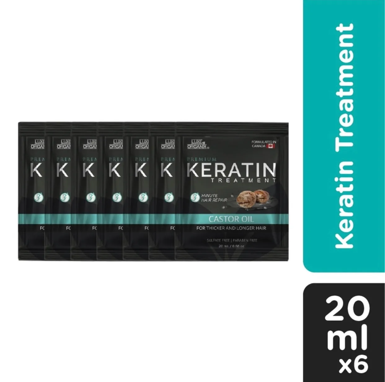 Premium Keratin Treatment Castor Oil For Thicker And Longer Hair 6s