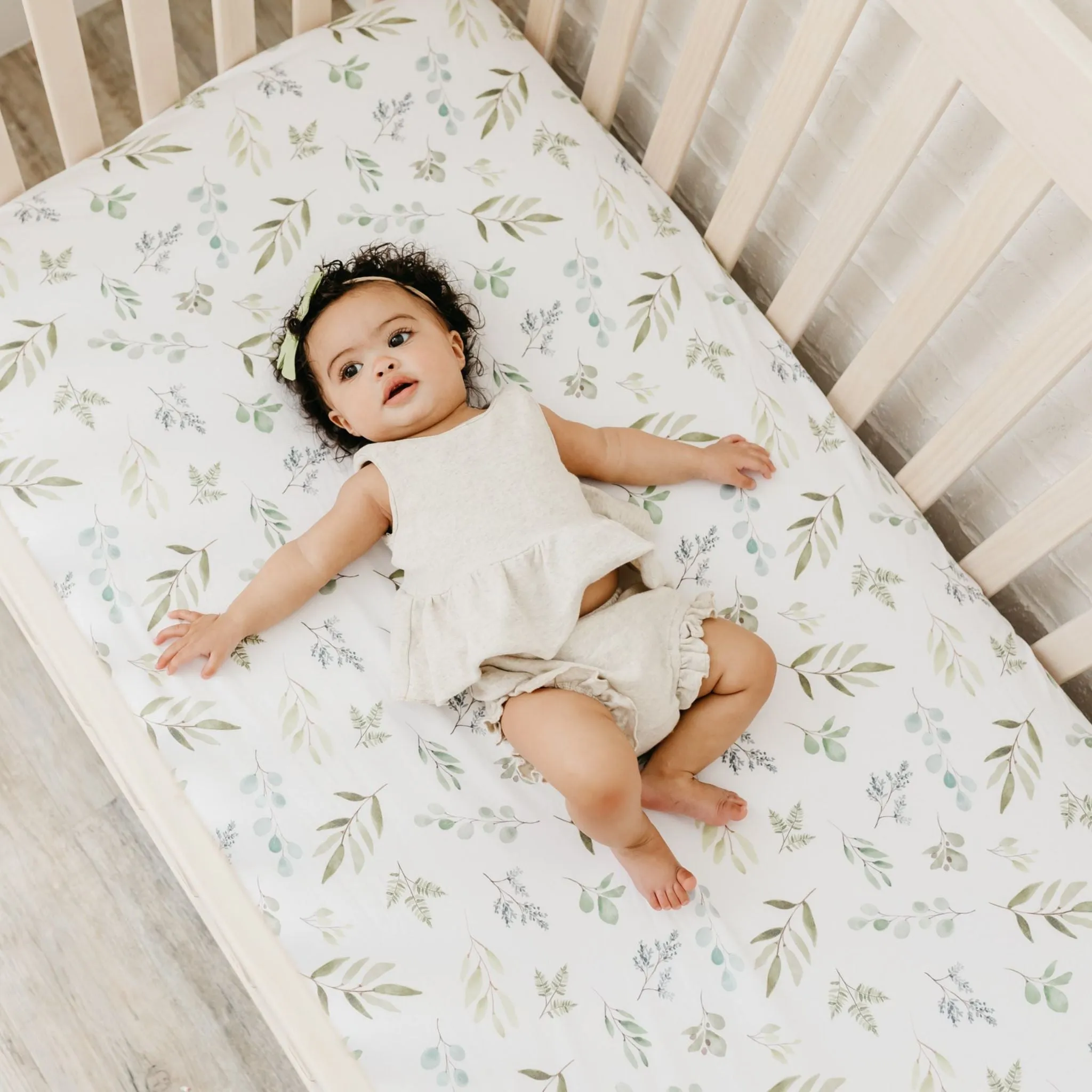 Premium Knit Fitted Crib Sheet - Haven