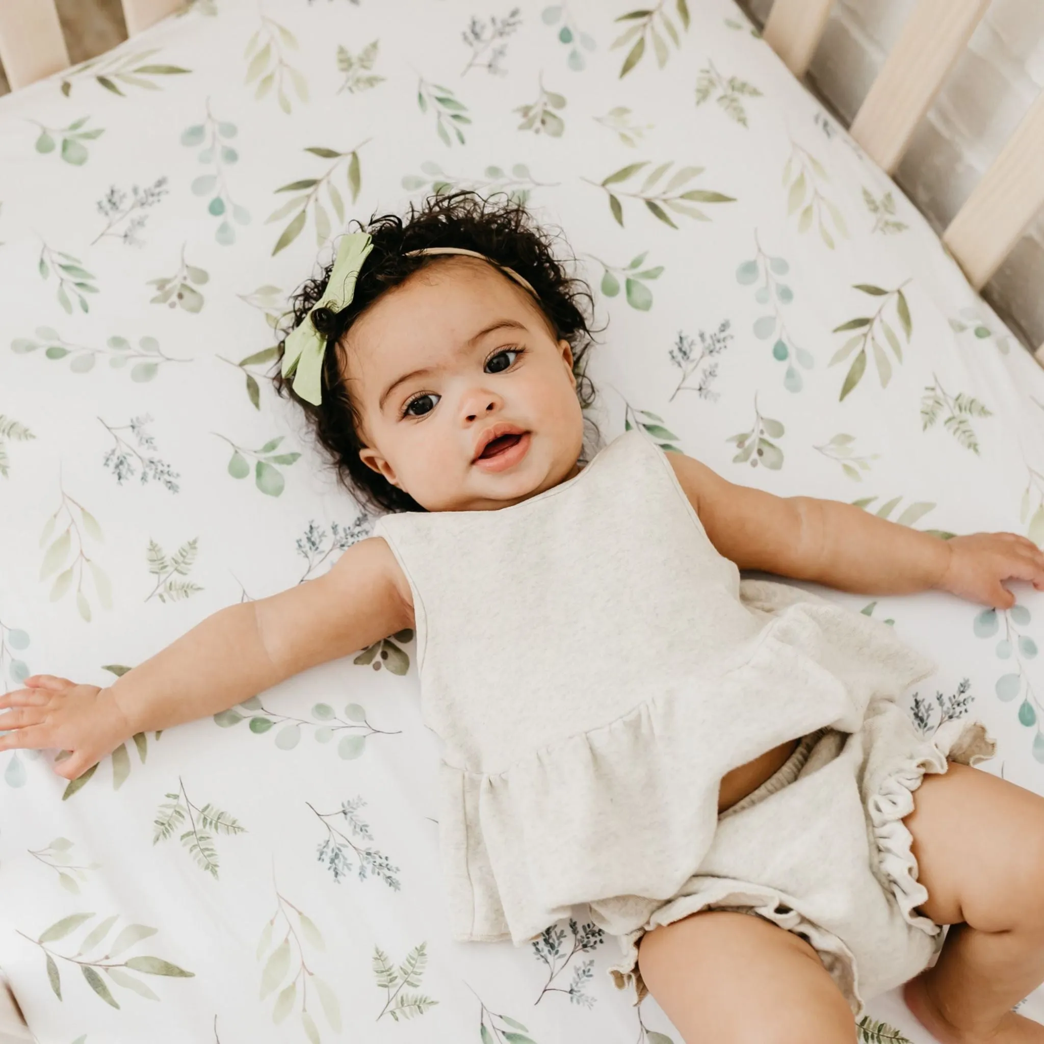 Premium Knit Fitted Crib Sheet - Haven