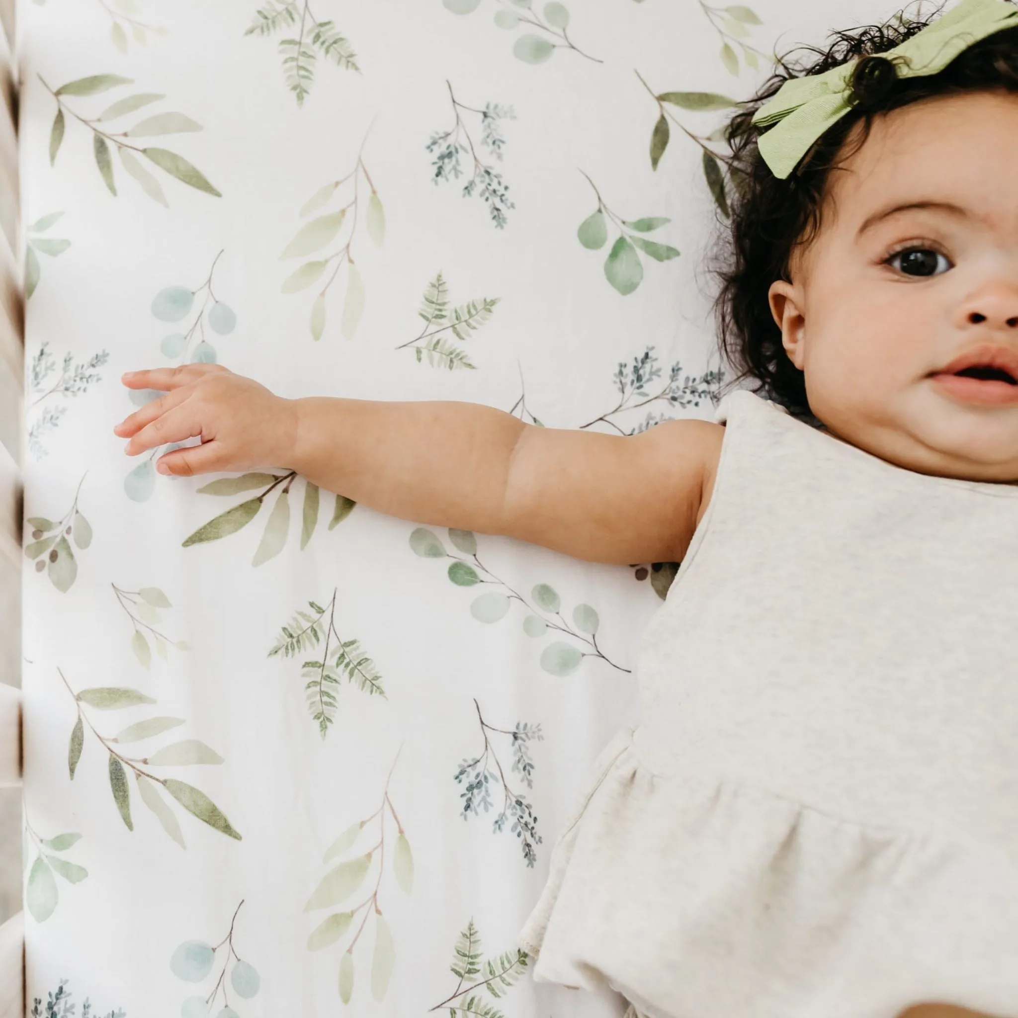 Premium Knit Fitted Crib Sheet - Haven