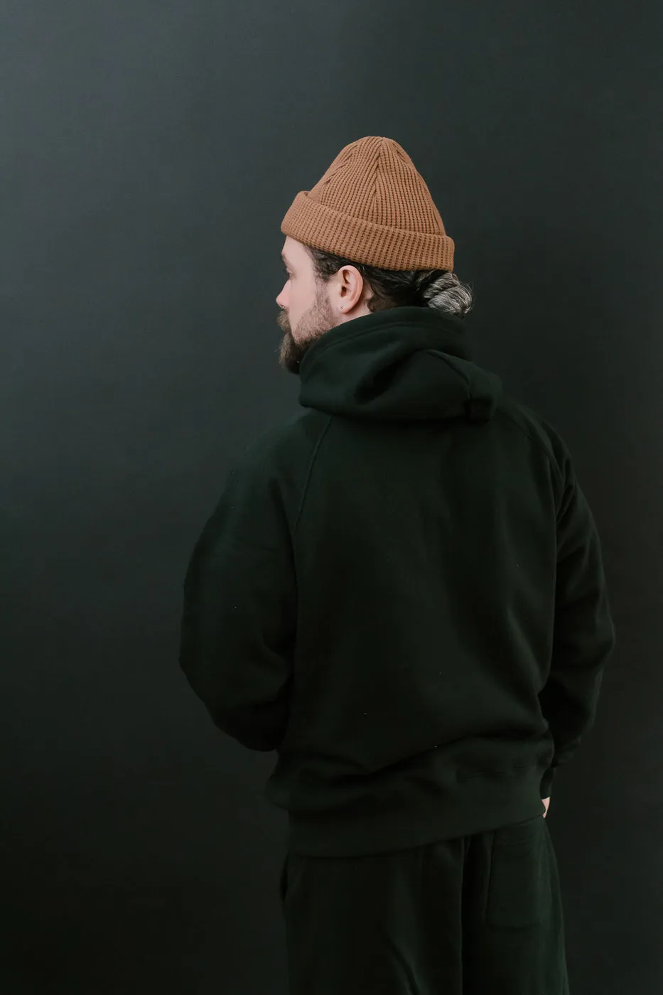 Pullover Hoodie - Super Looper French Terry - Sumi Black