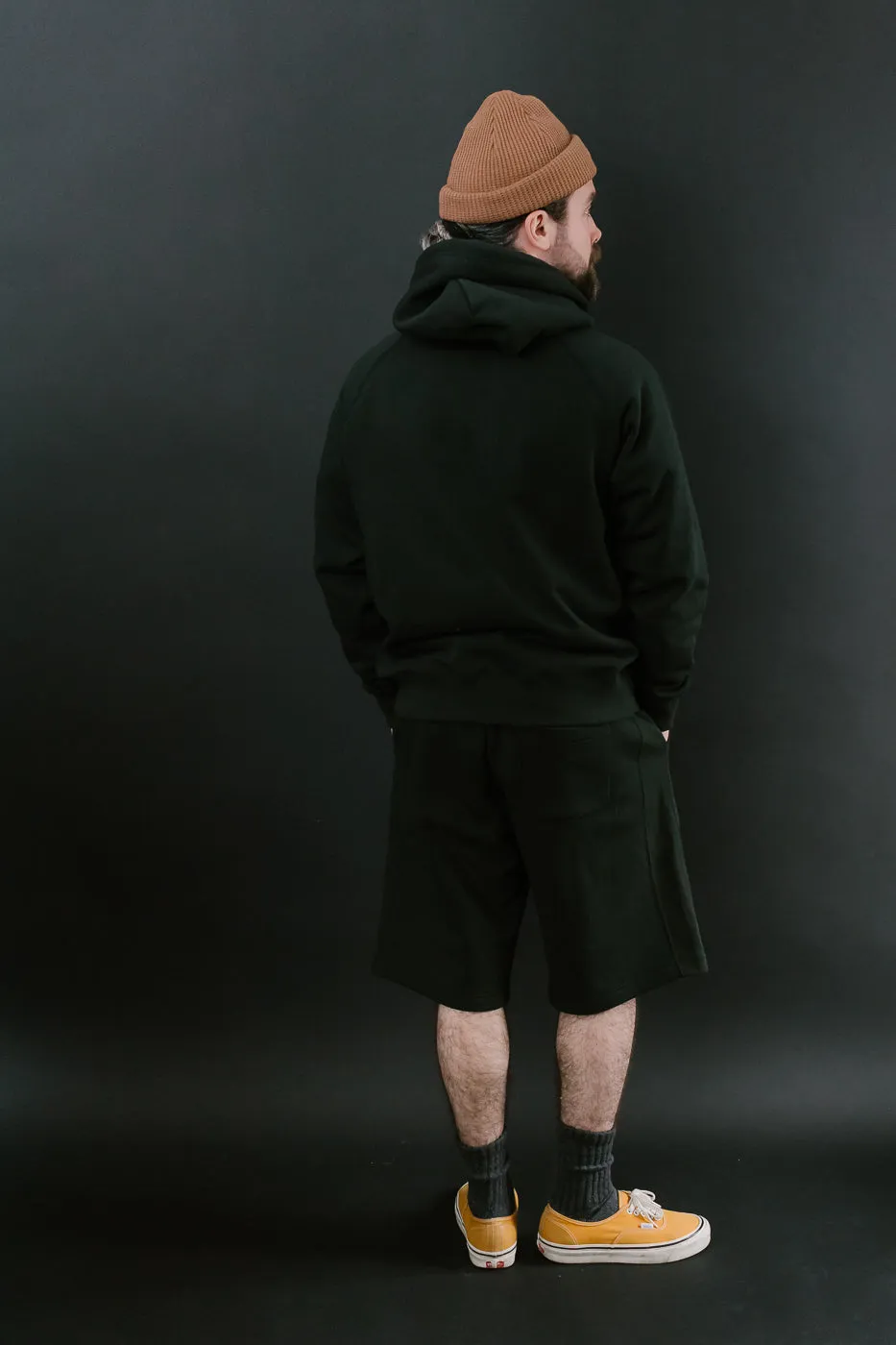 Pullover Hoodie - Super Looper French Terry - Sumi Black