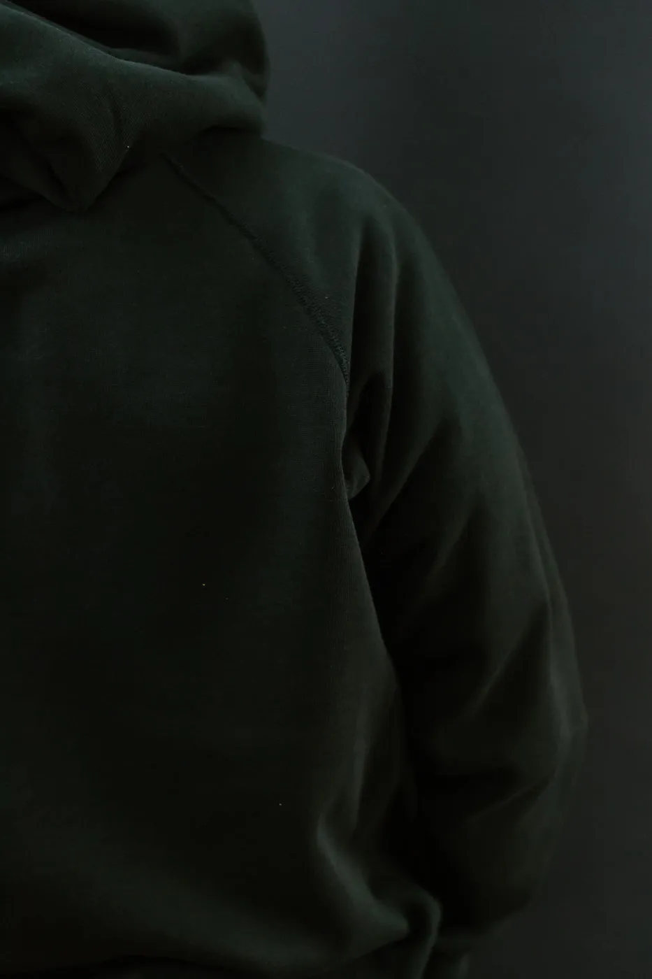 Pullover Hoodie - Super Looper French Terry - Sumi Black