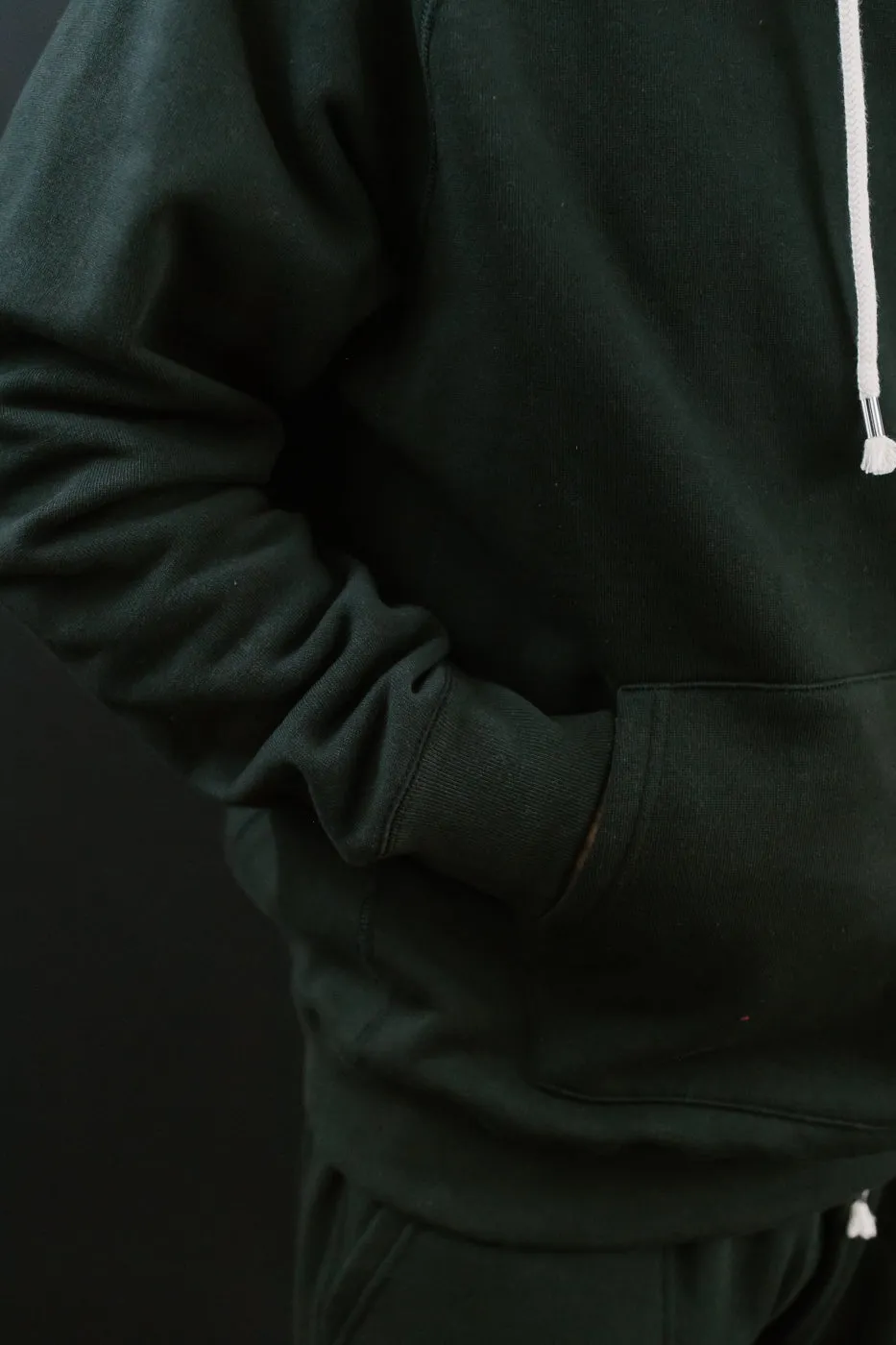 Pullover Hoodie - Super Looper French Terry - Sumi Black