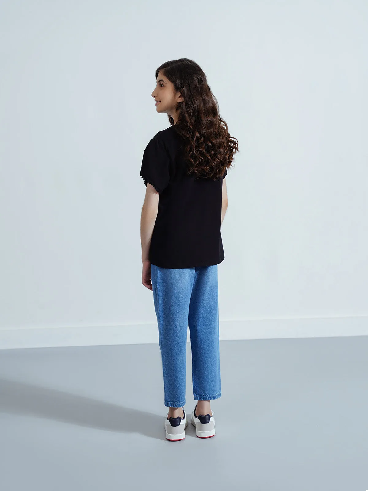 "AURICA" Plain Regular Fit T-Shirt