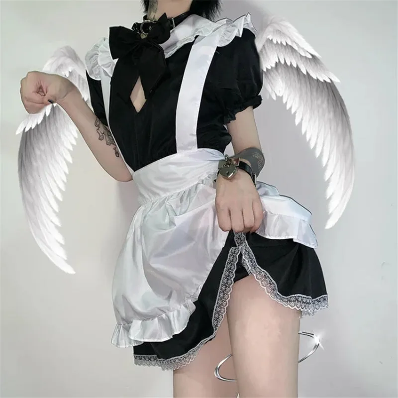 "LOVE OPEN CHEST"  COS MAID COSTUME DRESS SUIT D042032