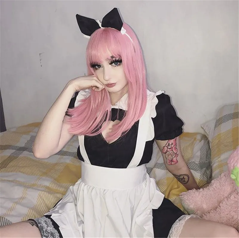 "LOVE OPEN CHEST"  COS MAID COSTUME DRESS SUIT D042032