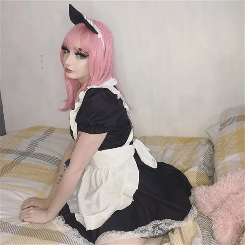 "LOVE OPEN CHEST"  COS MAID COSTUME DRESS SUIT D042032
