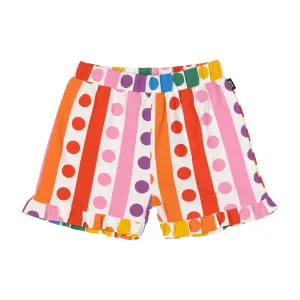 Rainbow Drops Frill Shorts