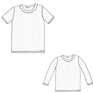 RIB KNIT - Lil Basic Tee