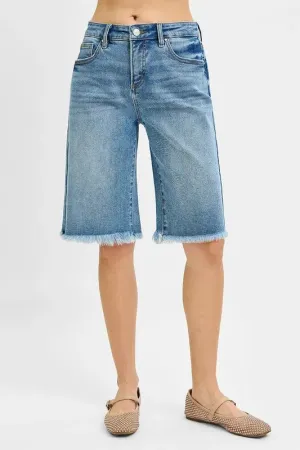 RISEN Mid Rise Fit Bermuda Shorts
