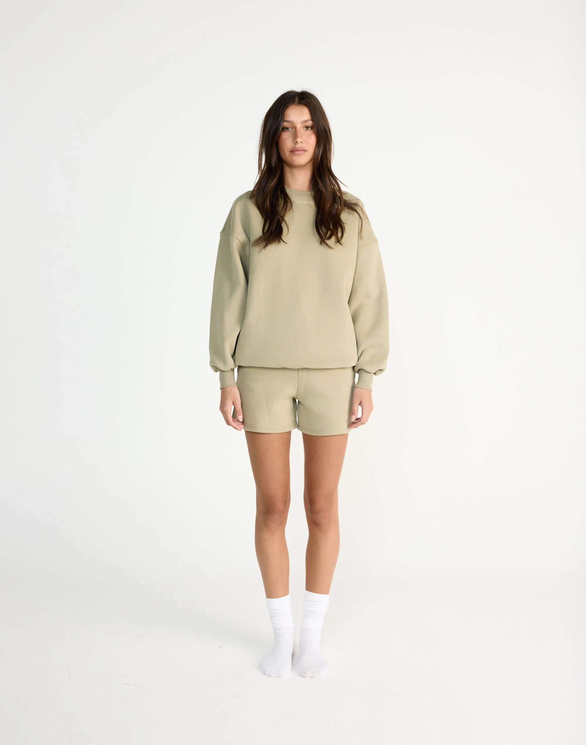 River Sweat Shorts (Matcha)
