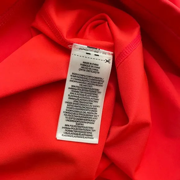 RLX Ralph Lauren Blaze Red Tennis Golf Prep Mini Skort