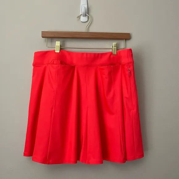 RLX Ralph Lauren Blaze Red Tennis Golf Prep Mini Skort