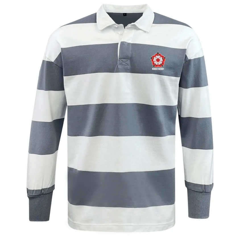 Roses Rugby Classic Long Sleeve Hooped Rugby Jersey