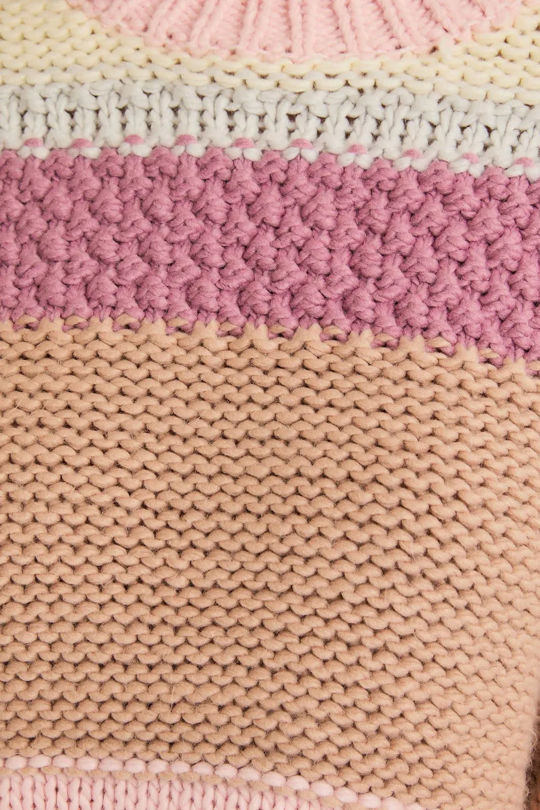 Round Neck Crop Sweater Top