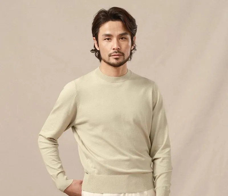 Round Neck Knit Sweater