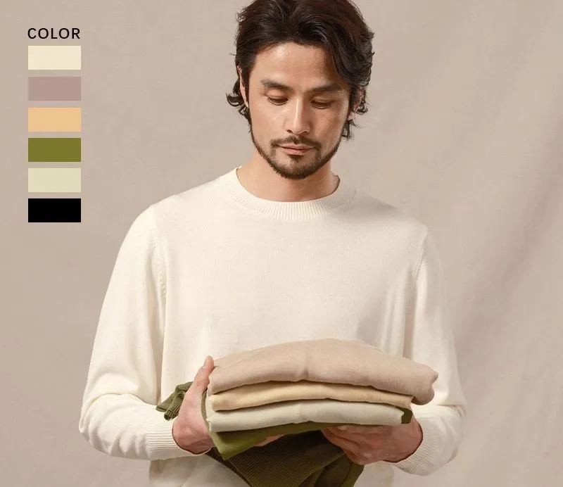 Round Neck Knit Sweater