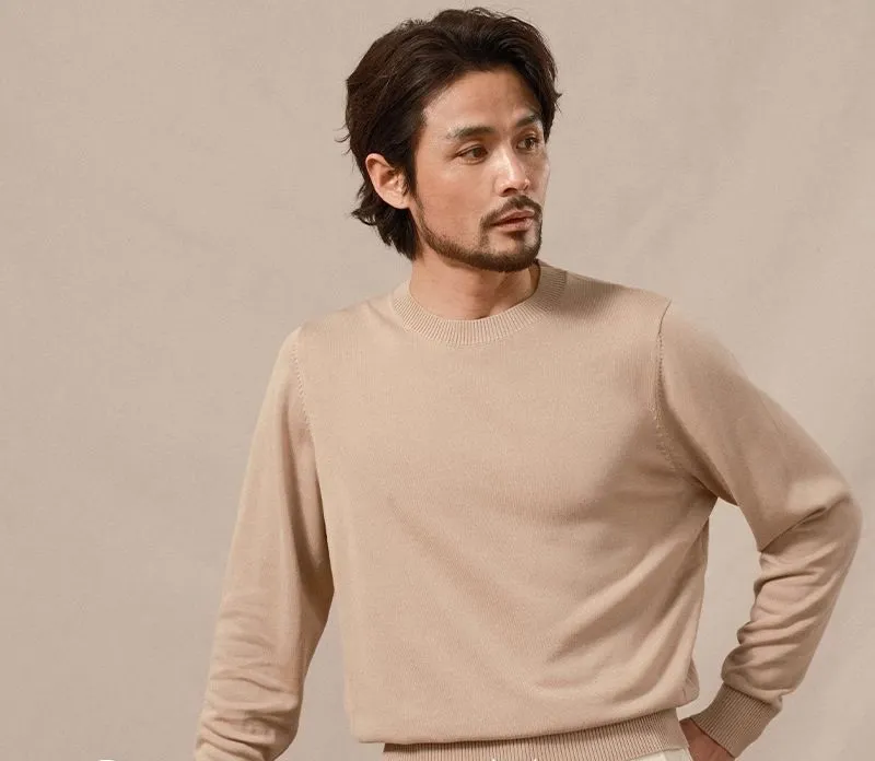 Round Neck Knit Sweater