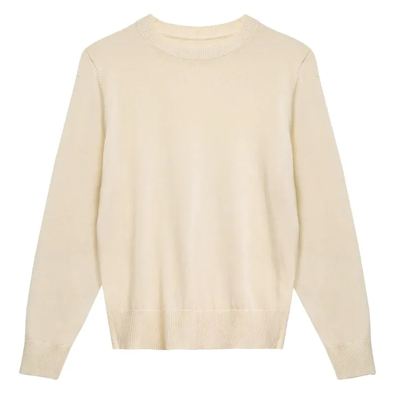 Round Neck Knit Sweater