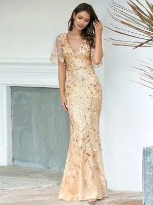 Roycebridal Eliza tulle sleeve mother of bride or bridesmaid dress