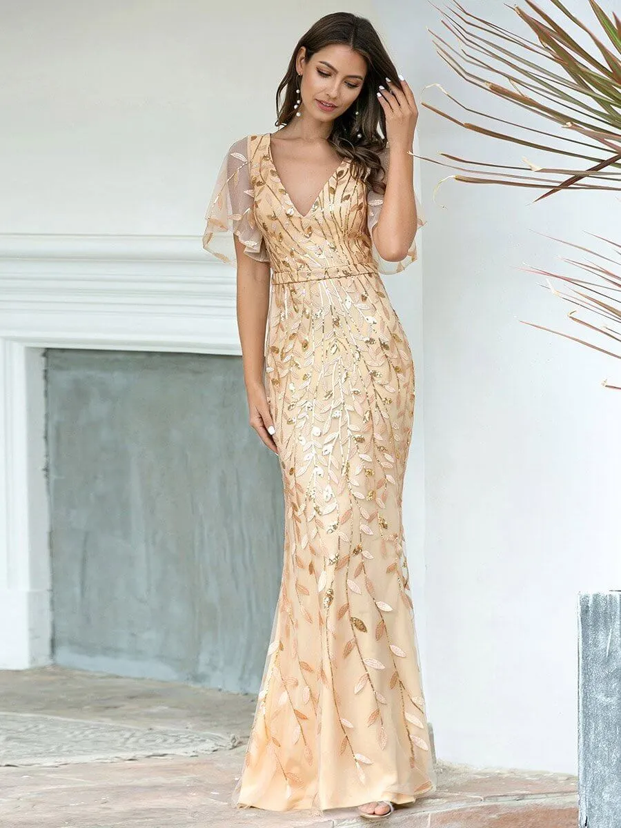 Roycebridal Eliza tulle sleeve mother of bride or bridesmaid dress