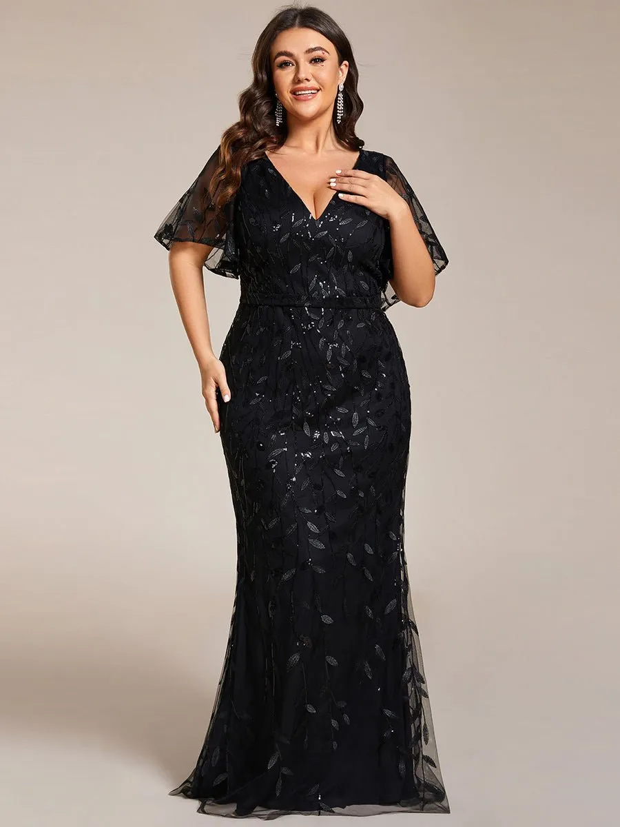 Roycebridal Eliza tulle sleeve mother of bride or bridesmaid dress