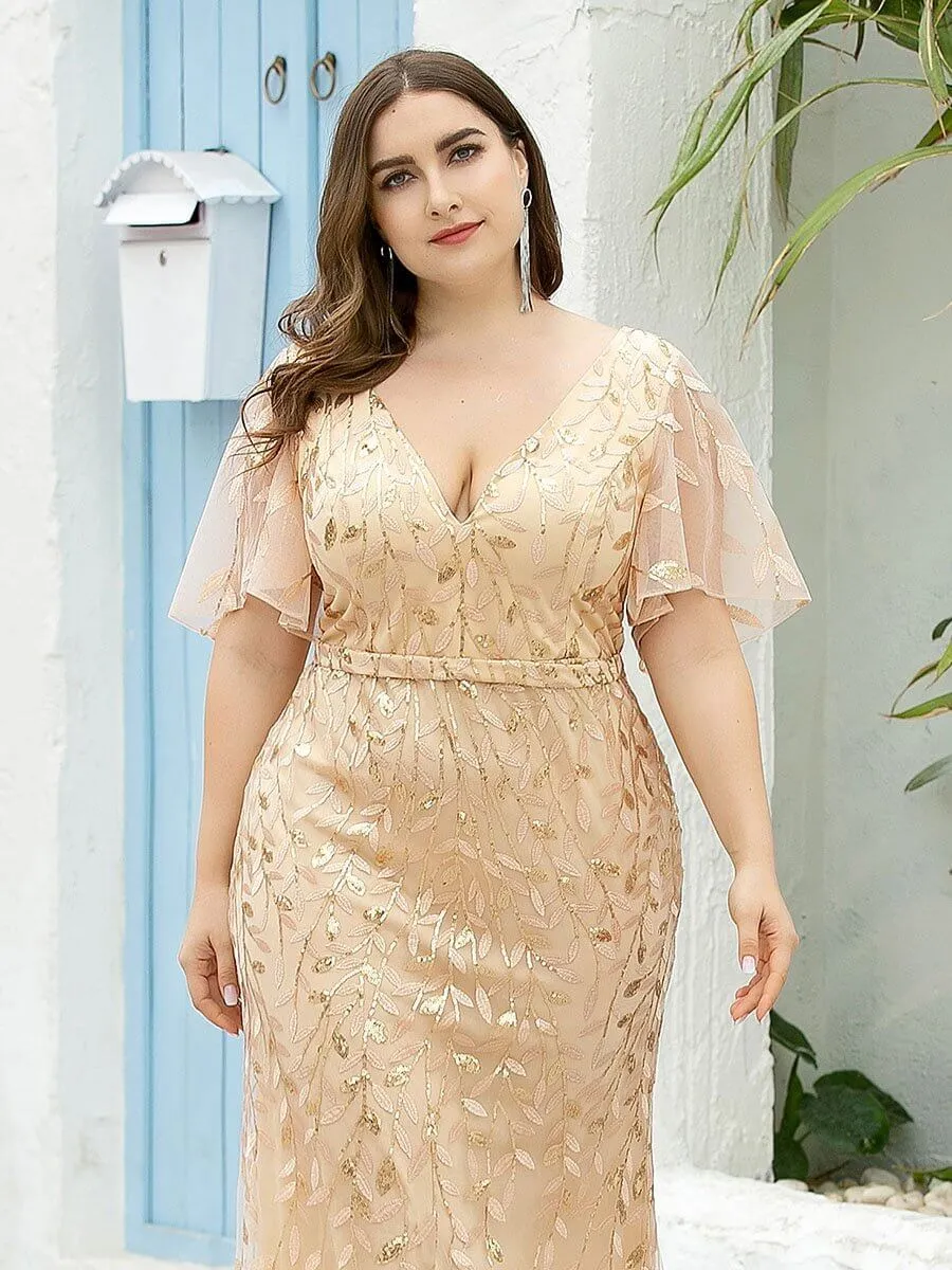 Roycebridal Eliza tulle sleeve mother of bride or bridesmaid dress