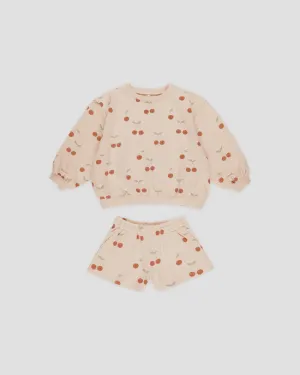 Rylee & Cru - Summer Terry Set - Cherries