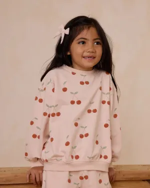 Rylee & Cru Summer Terry Set Cherries