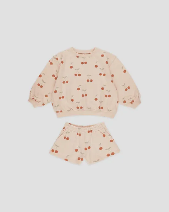 Rylee & Cru - Summer Terry Set - Cherries