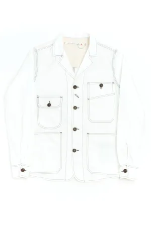Scarti Lab Work Jacket 405-SG514 Twill White