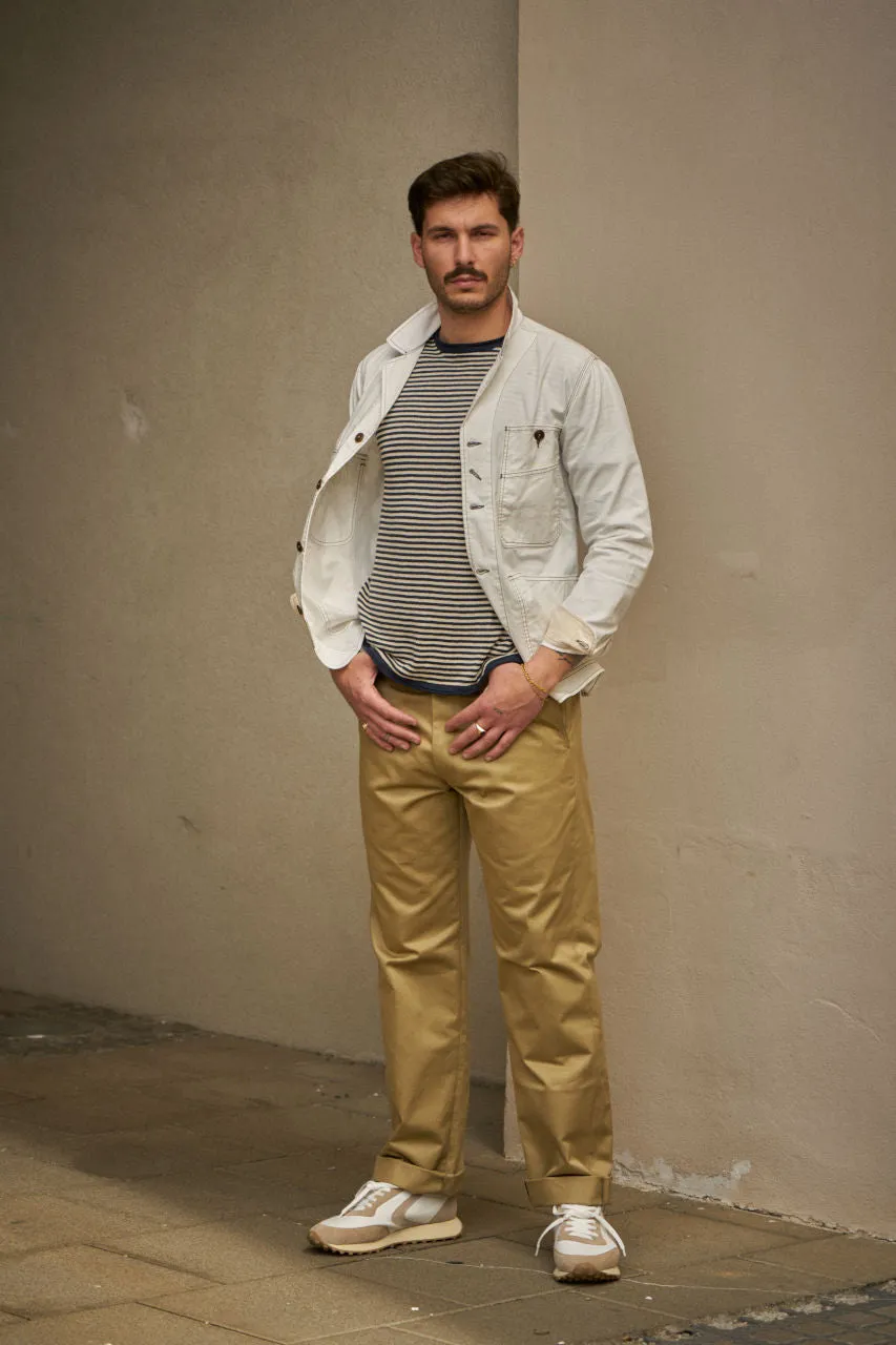 Scarti Lab Work Jacket 405-SG514 Twill White