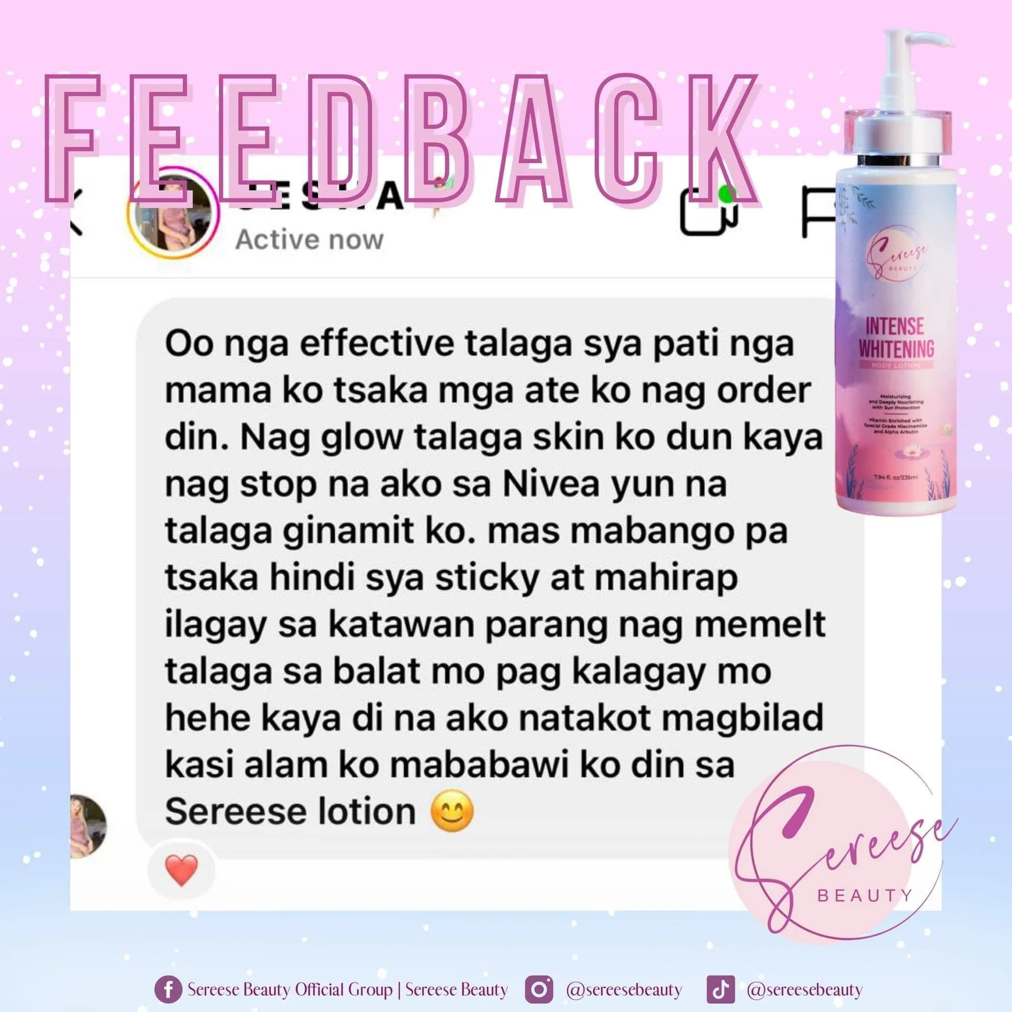 Sereese Beauty Intense Whitening Lotion 235g