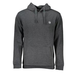 Sergio Tacchini Gray Cotton Men Sweatshirt