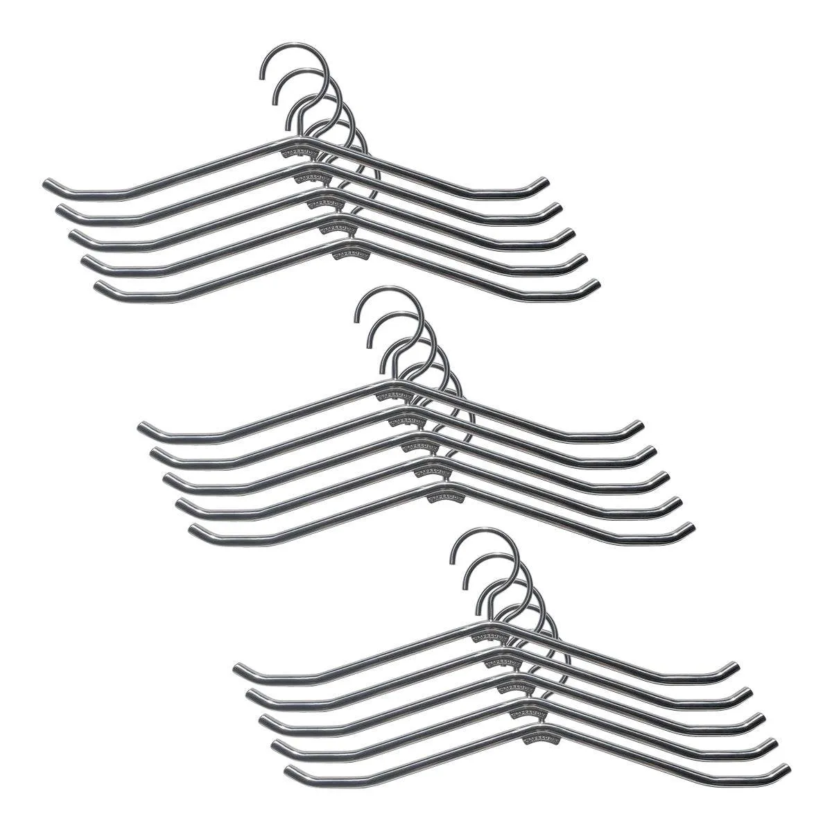 Set of 15 Stainless Steel Lead Apron Hangers