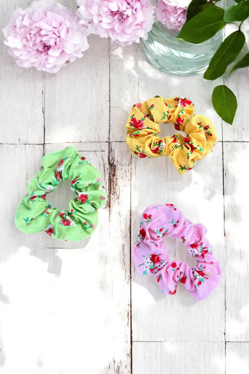 Set of 3 Scrunchies | ‘Pam Kitty’