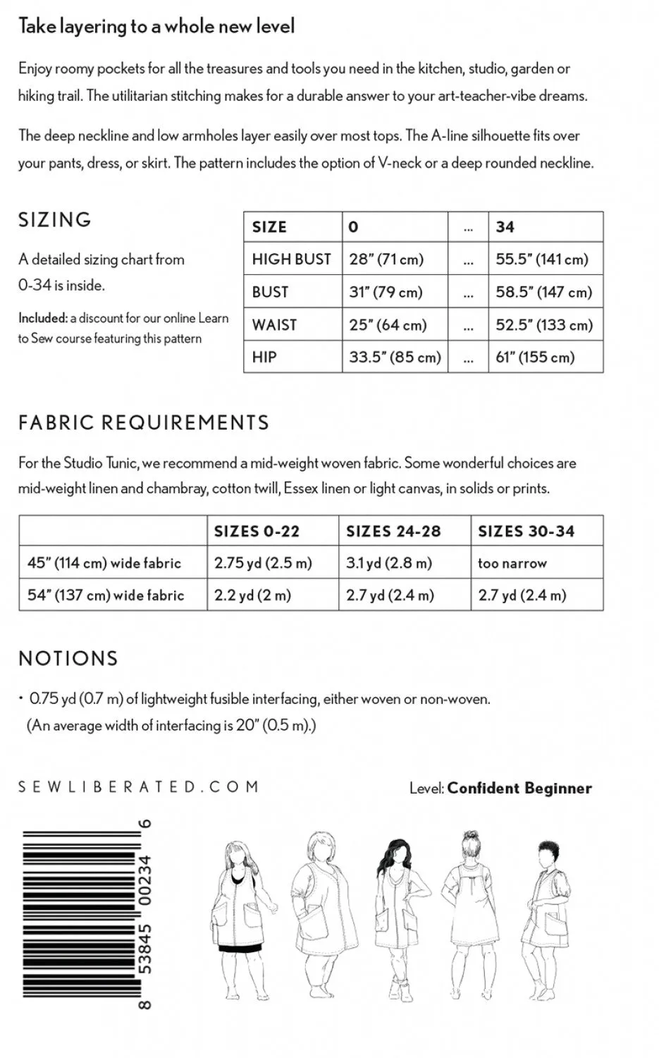 Sew Liberated:  Studio Tunic