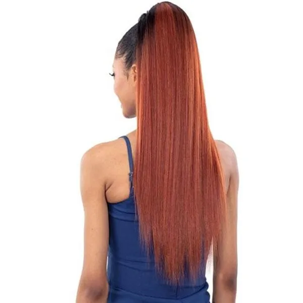 Shake-N-Go Organique Mastermix Synthetic Pony Pro Ponytail - YAKY STRAIGHT 28"
