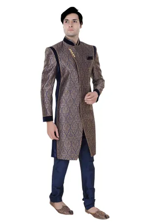 Sherwani (Custom Tailored) - (D.No.-1203)