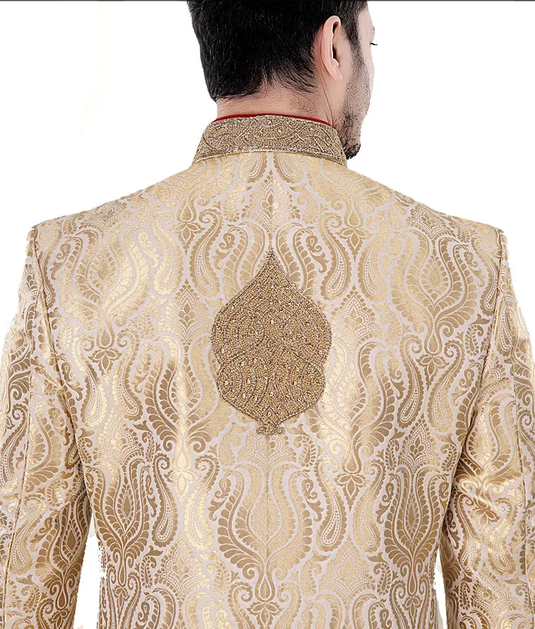 Sherwani (Custom Tailored) - (D.No.-1219)